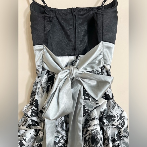 RUBY ROX Juniors Semiformal Cocktail Prom Formal Party Dress Fairy Bow Size 1 - Picture 6 of 11